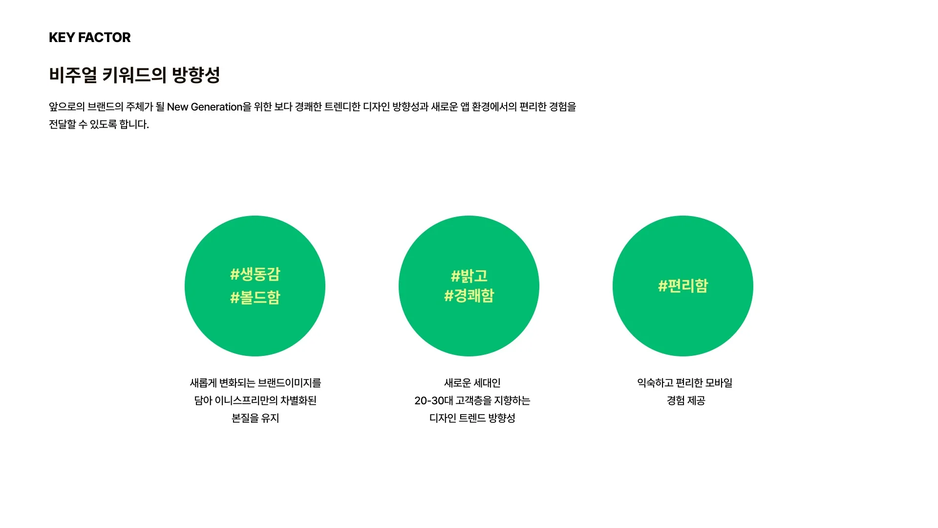 INNISFREE 제안 페이지 10